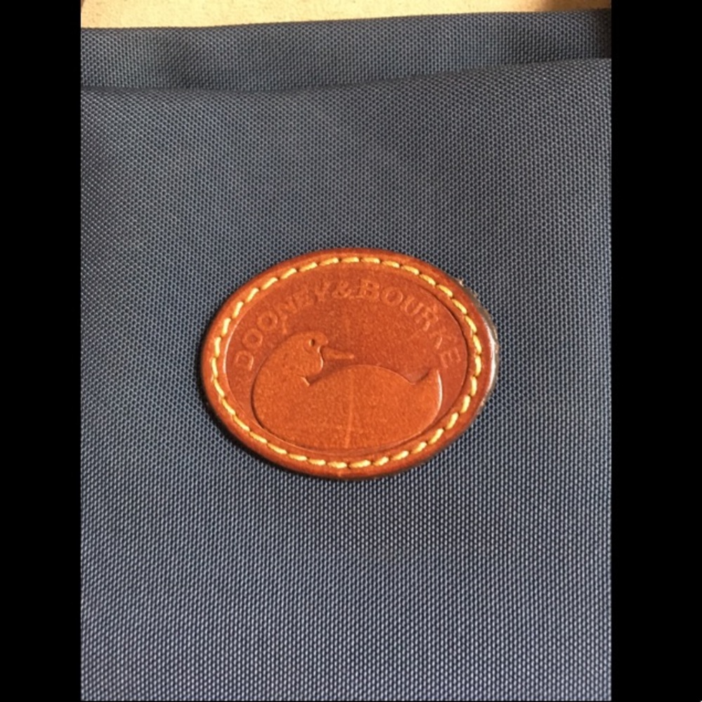 Dooney & Bourke Navy Nylon Shopper - Picture 4 of 9